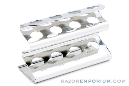 Stainless Steel 4 Razor Stand | Waveform from Metier