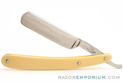 5/8'' Straight Razor with Round Point Hollow Ground | Solingen, Germany