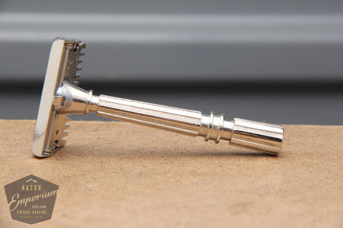 Gem 1930's Micromatic TTO Single Edge Safety Razor * Revamped - Nickel