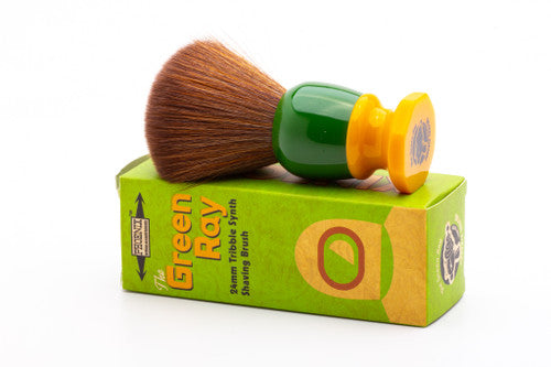 PAA | The Green Ray - 24mm Tribble Synthetic Shaving Brush