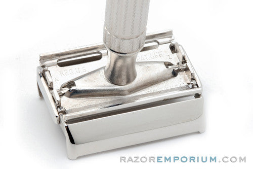 1955 Gillette President Safety Razor Rhodium Revamp A1