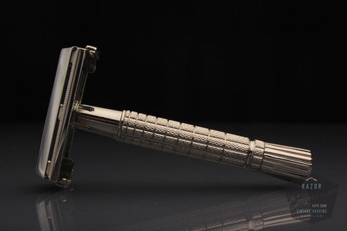 Gillette 1962 Flair Tip Super Speed Safety Razor * Nickel REVAMPED