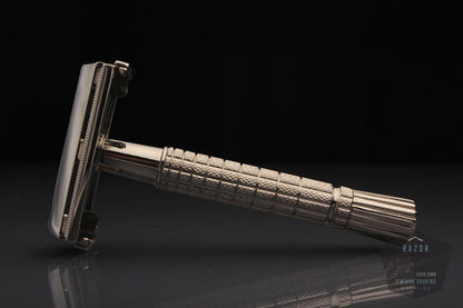 Gillette 1962 Flair Tip Super Speed Safety Razor * Nickel REVAMPED