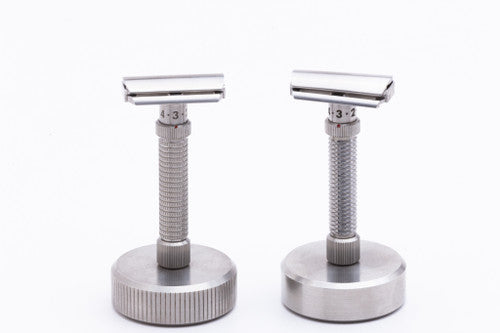 REX Supply Co. Machined Stainless Steel DE Razor Stand