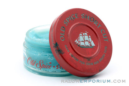 1960's Old Spice Short Cut Hair Groom| Vintage Pomade for Crew Brush Cuts | by Shulton