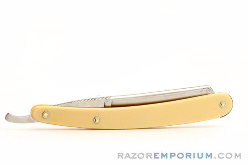 5/8'' Straight Razor with Round Point Hollow Ground | Solingen, Germany