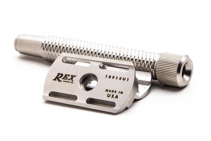 Rex Supply Co. | Sentry Slant XL Three Piece Stainless Steel Double Edge Razor