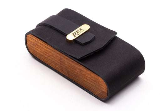 Rex Supply Co.| XL Double Edge Navy/Gold Safety Razor Case