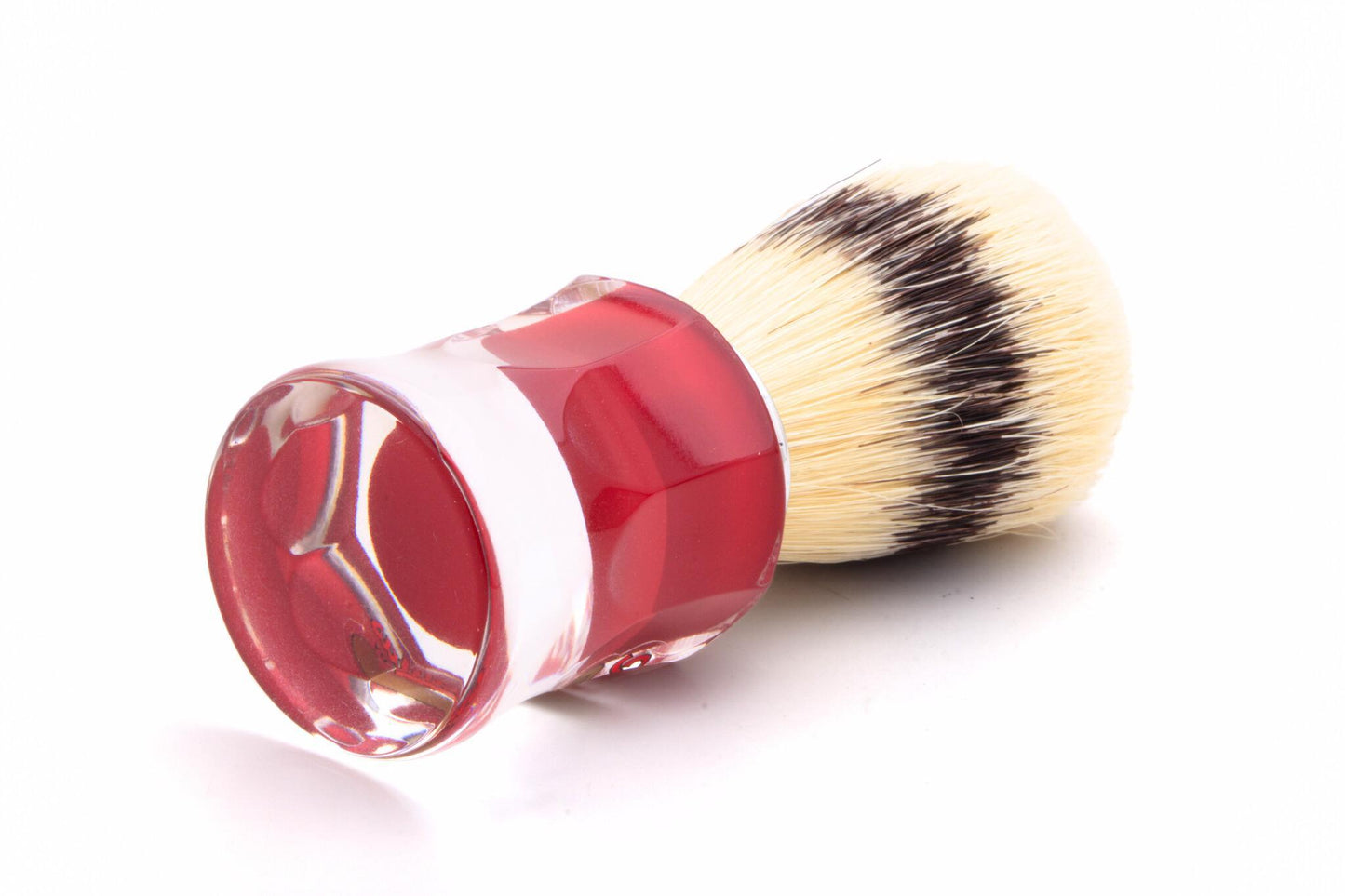 Semogue | 830 Premium Boar Shave Brush With Red Acrylic Handle