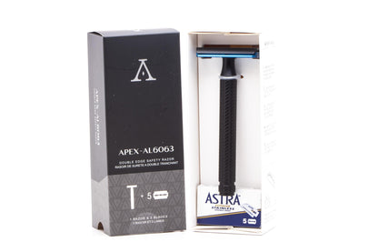 Ayslworth Razor | Apex - AL6063 | Jet Black Electric Blue