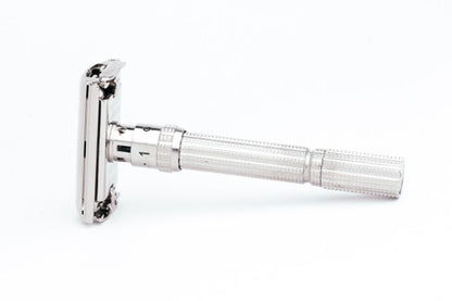 1968 N4 Gillette Slim Adjustable Safety Razor | Factory Nickel Revamp