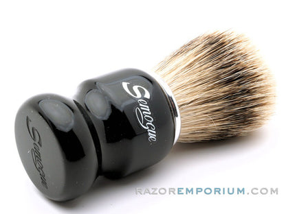 Semogue | Torga-C5 Silvertip Badger Shaving Brush (Jet Black)