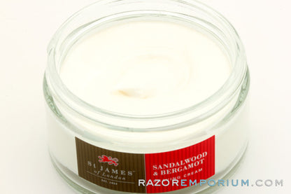 St. James of London | Sandalwood & Bergamot Shaving Cream Jar