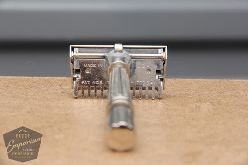 Gem 1930's Micromatic TTO Single Edge Safety Razor * Revamped - Nickel