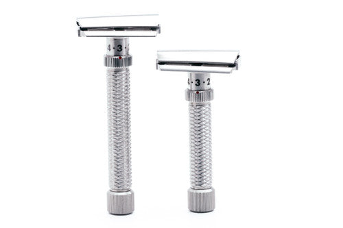 Rex Supply Co. Konsul XL Slant Adjustable Stainless Steel DE Razor