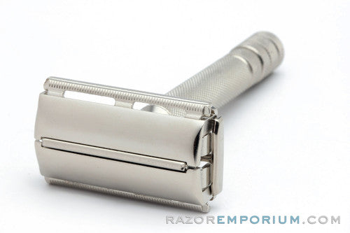 1953 Y1 Gillette Super Speed Safety Razor | Factory Nickel Revamp