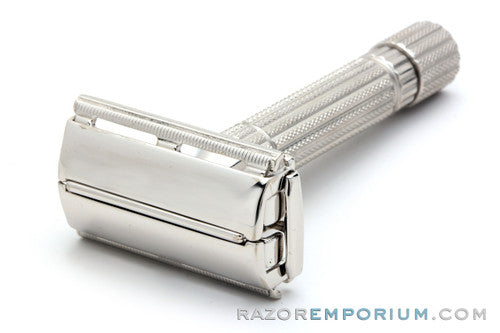 1948-51 Gillette Aristocrat TTO DE Safety Razor Nickel Revamp