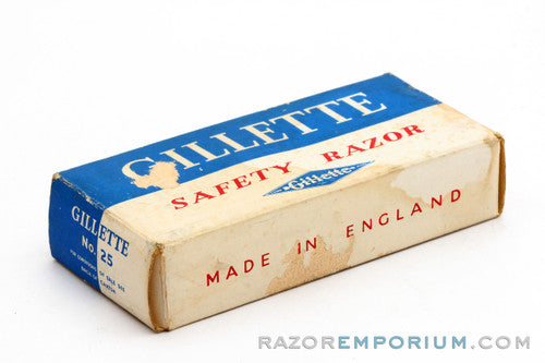 1960's Gillette No. 25 Tech Safety Razor NOS Set - Made in England for Australia