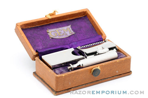 1925-1930's Gem Conqueror Single Edge Safety Razor Set