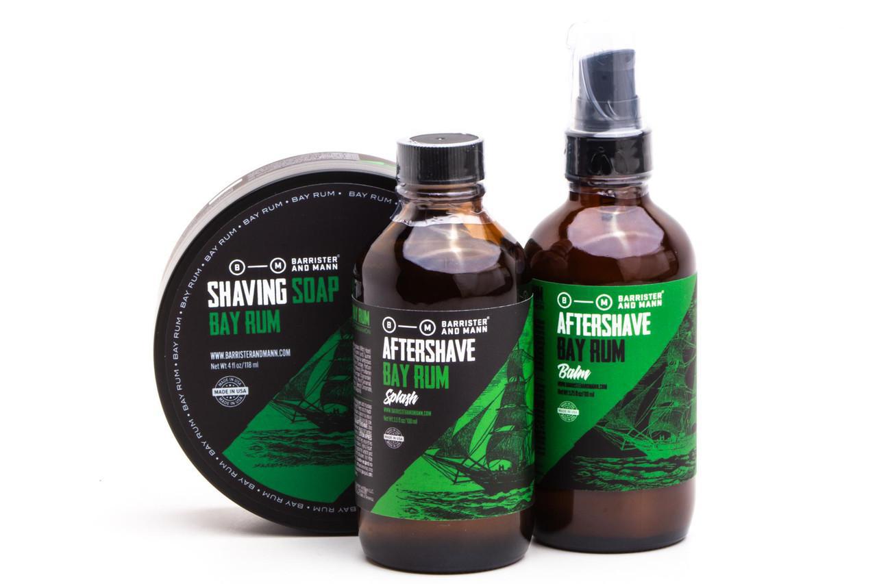 Barrister & Mann | Bay Rum Shave Bundle