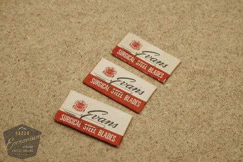 Evans Miniature Double Edge Razor Blades