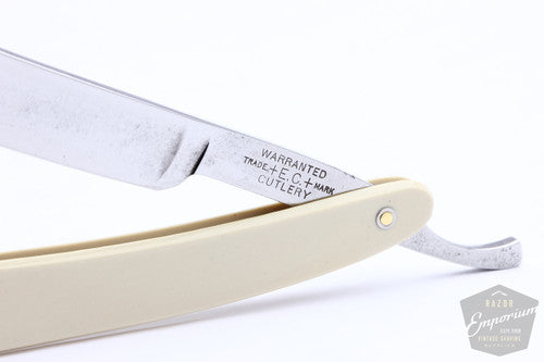 6/8" Warranted Trademark E.C.Cutlery Straight Razor | Original Scales