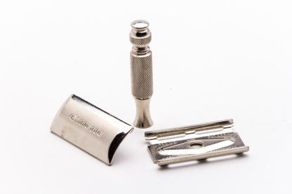 1964 J4 Gillette Tech Travel Double Edge Safety Razor | Original Condition