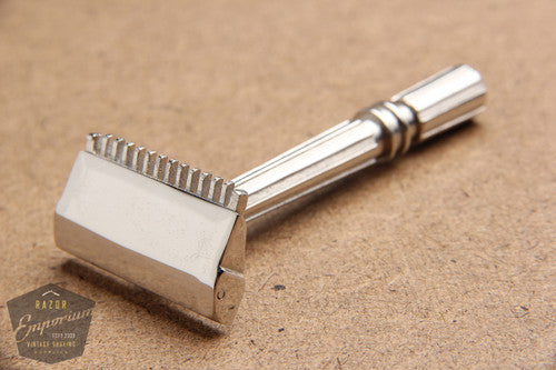 Gem 1930's Micromatic TTO Single Edge Safety Razor * Revamped - Nickel