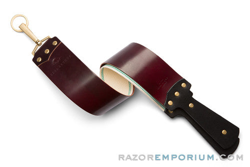 Ezra Arthur 2.5" Cordovan & Canvas Strop | Made in USA