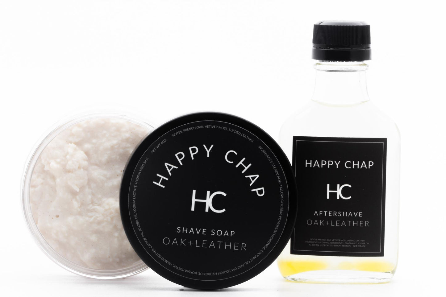 Happy Chap | Oak & Leather Shaving Soap