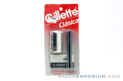 1960's Gillette Clásica Marcas Regs NOS