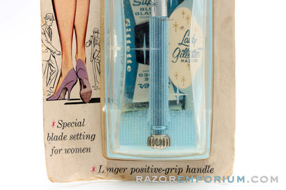 1962 Gillette Blue Star Lady Gillette NOS - New Old Stock H4