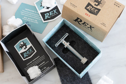 Rex Supply Co. | Konsul Slant Adjustable Stainless Steel Double Edge Razor