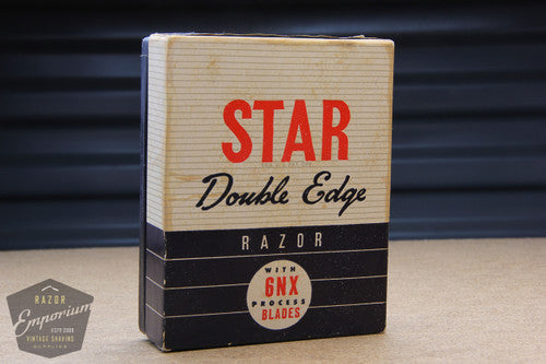 Star Double Edge Safety Razor Model 100 USA in Cardboard Box