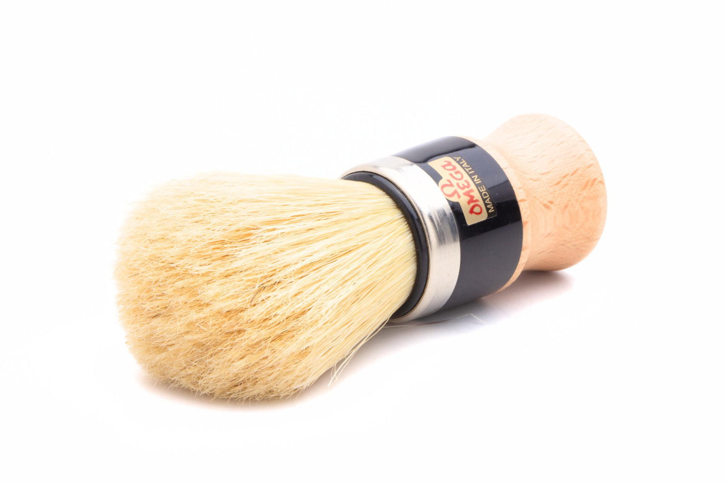 Omega 20102 Wood Handle Boar Bristle Shaving Brush