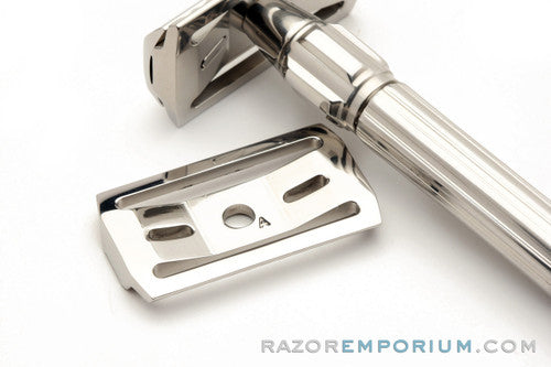 Raw Shaving RS-10 Stainless Steel Safety Razor with Mild & Aggressive Guards