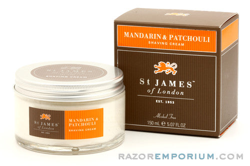 St. James of London | Mandarin & Patchouli Shaving Cream Jar