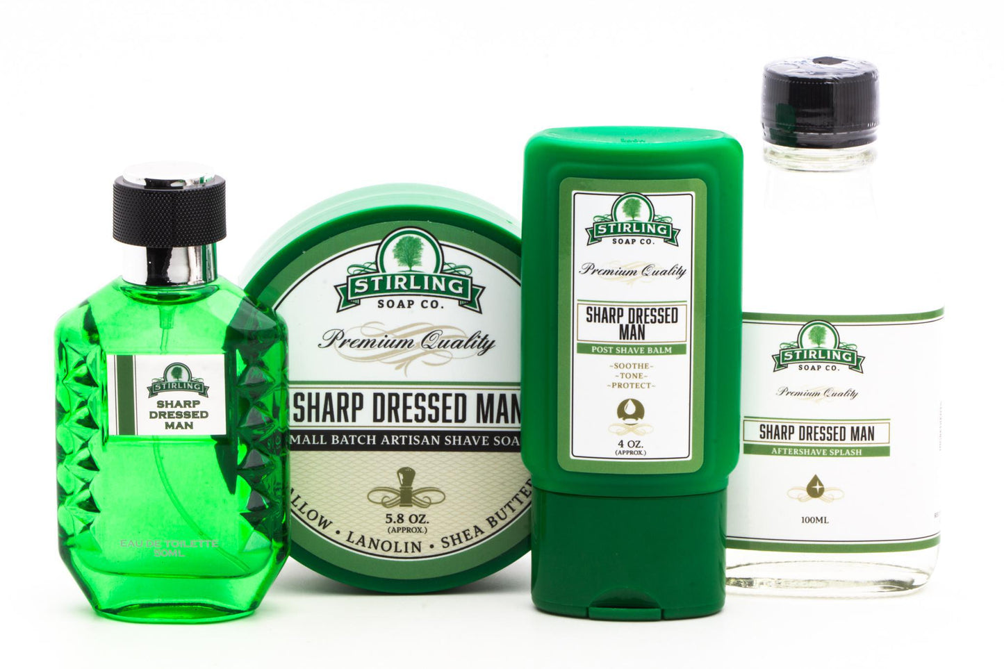 Stirling Soap Company | Sharp Dressed Man Four Piece Bundle