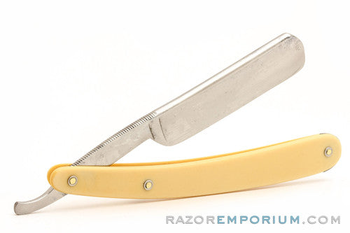 5/8'' Straight Razor with Round Point Hollow Ground | Solingen, Germany