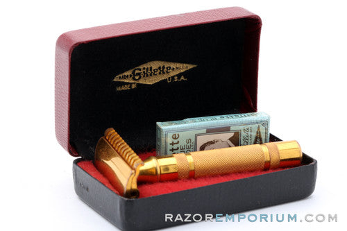 1930's Gillette Red & Black Special Long Comb NEW Razor