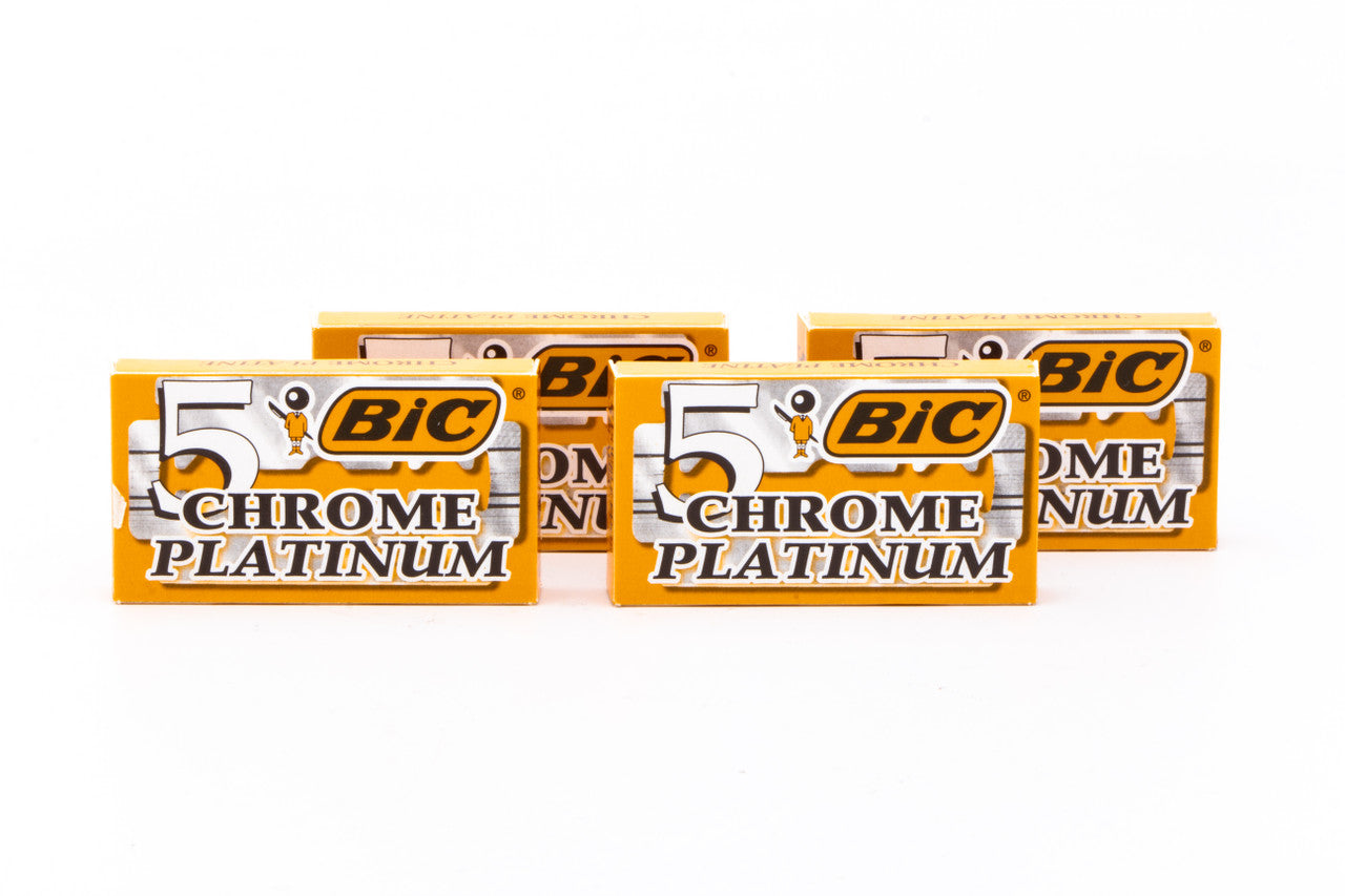 Bic Chrome Platinum Double Edge Razor Blades