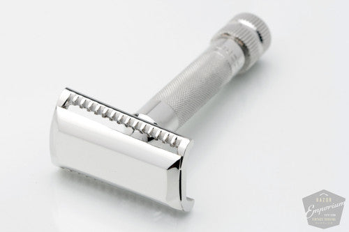 1960's Hoffritz Slant Double Edge Safety Razor Rhodium Revamp