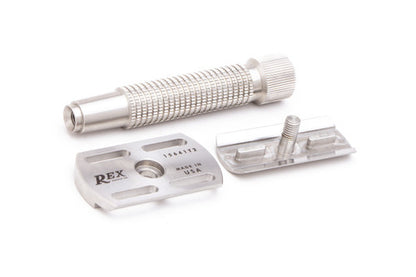 Rex Supply Co. | Envoy Stainless Steel 3 Piece Double Edge Razor