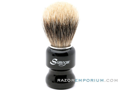 Semogue | Torga-C3 Finest Badger Shaving Brush (Jet Black)