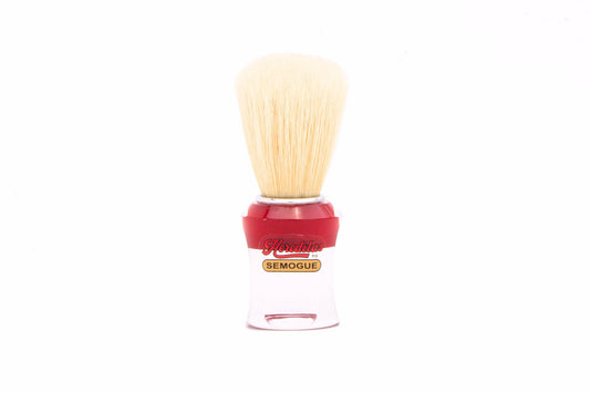 Semogue| 610 Boar Bristle Brush With Red Acrylic Handle