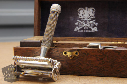 Wilkinson Sword Co. Safety Razor Set w/ Wood Box