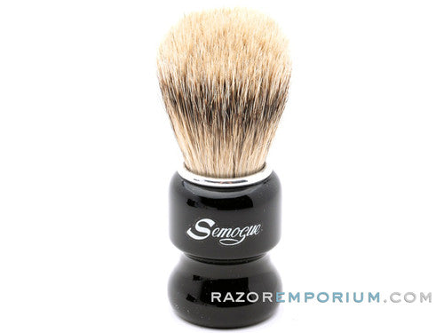 Semogue | Torga-C5 Silvertip Badger Shaving Brush (Jet Black)