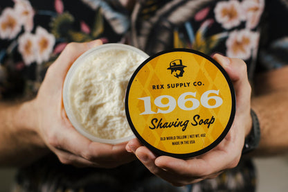 Rex Supply Co. | 1966 Old World Tallow Shaving Soap