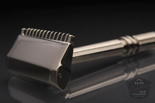 Gem 1930's Micromatic TTO SE Safety Razor * Nickel REVAMPED