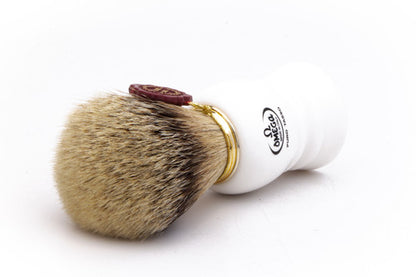 Omega 643 Silvertip Badger Shaving Brush